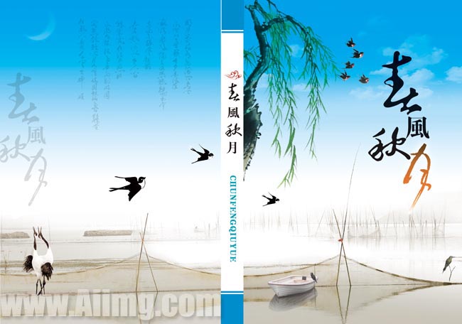 小说书籍封面设计PSD素材