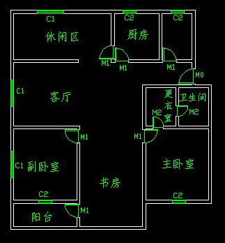 AutoCAD绘制室内设计图步骤 一步步教你画cad室内设计平面图