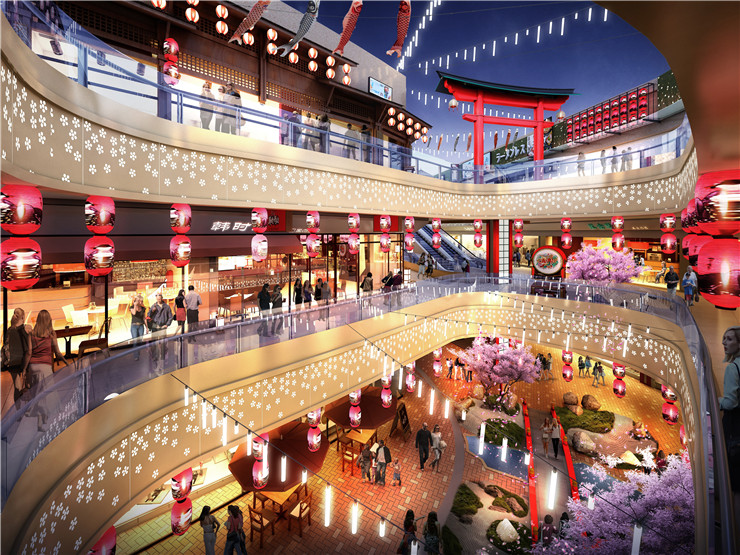 烟台上市里商业街景观设计欣赏