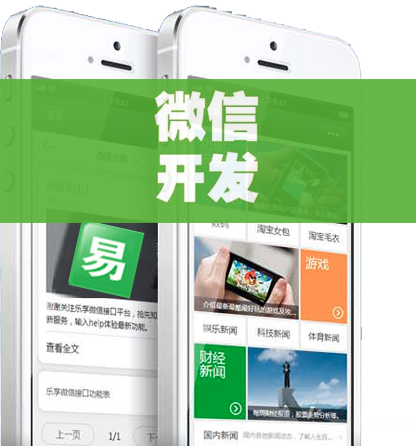 微信平台产品定制开发