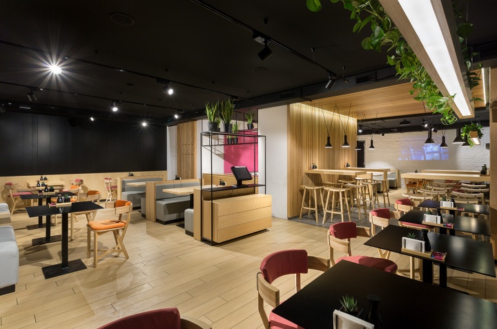 乌克兰Yaposhka日本料理餐厅室内设计