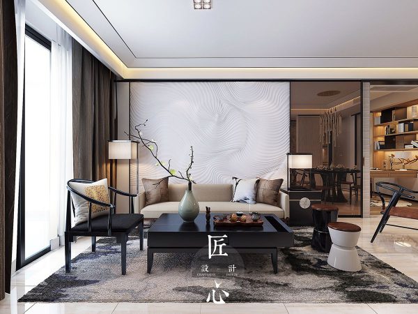 豪华大气的现代中式家装设计风格欣赏