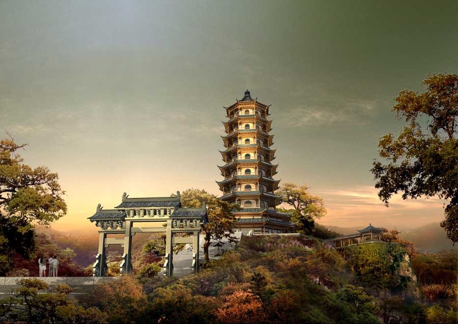 古建园林效果图欣赏