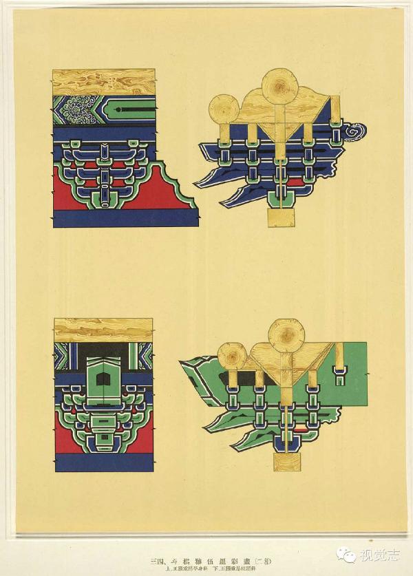中国古建筑彩画设计图案，真心美腻！