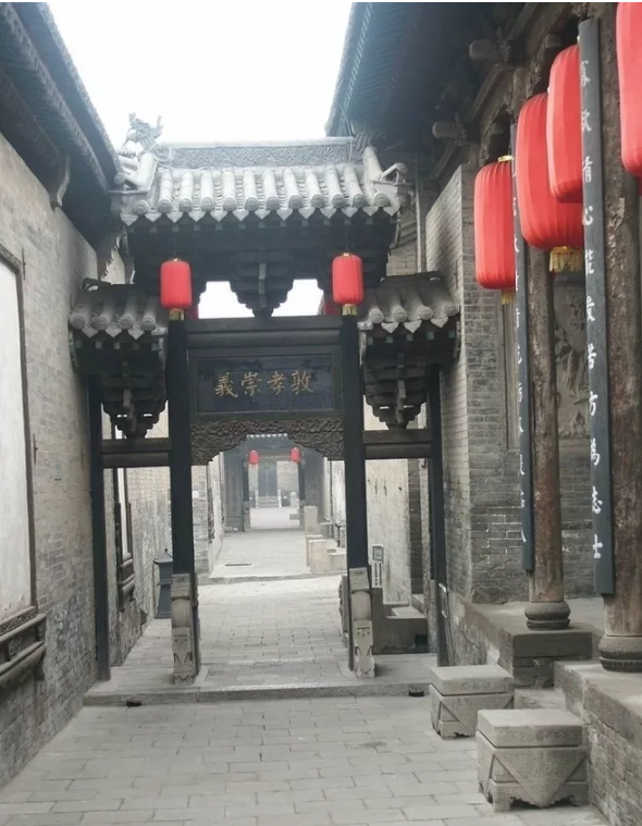 古色古香的山西古建筑设计风景