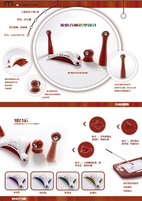 大气好看工业设计展板