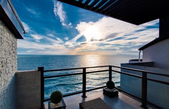 简约的豪华海景别墅 简约的豪华海景小别墅设计图