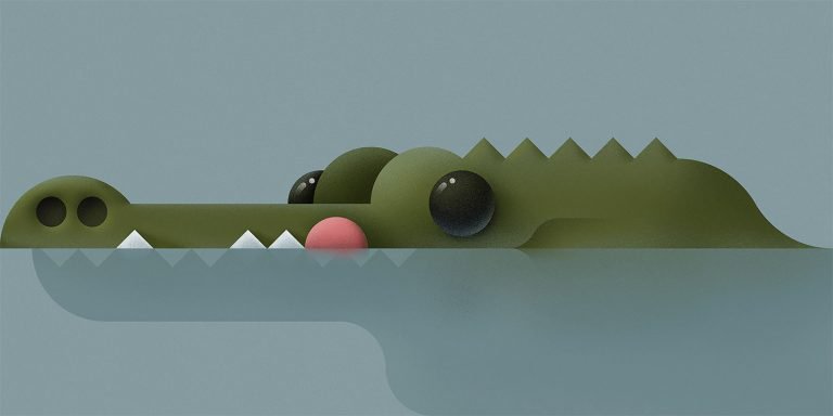 分享一组可爱的动物插画设计欣赏