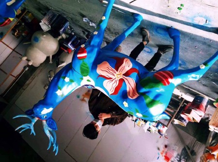 大泉州本地墙体彩绘