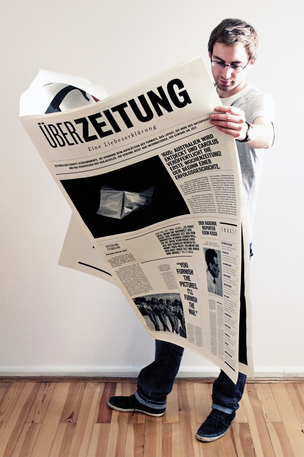 Überzeitung报纸版面设计欣赏