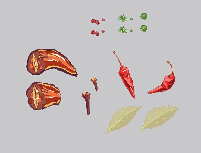 手绘鸭脖卡通图形设计