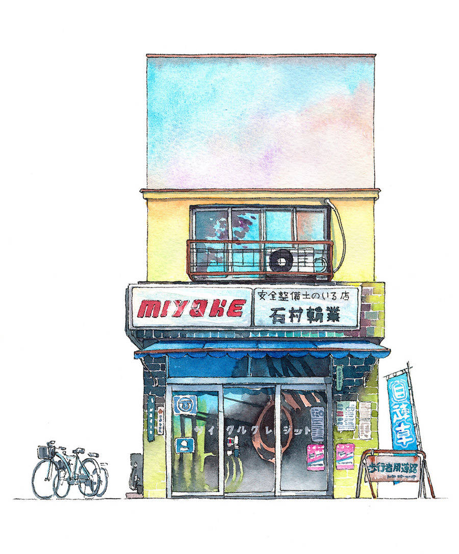 Mateusz Urbanowicz东京店面插图设计