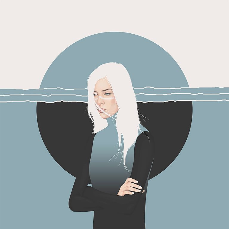 Yuschav Arly女性人物插画设计欣赏