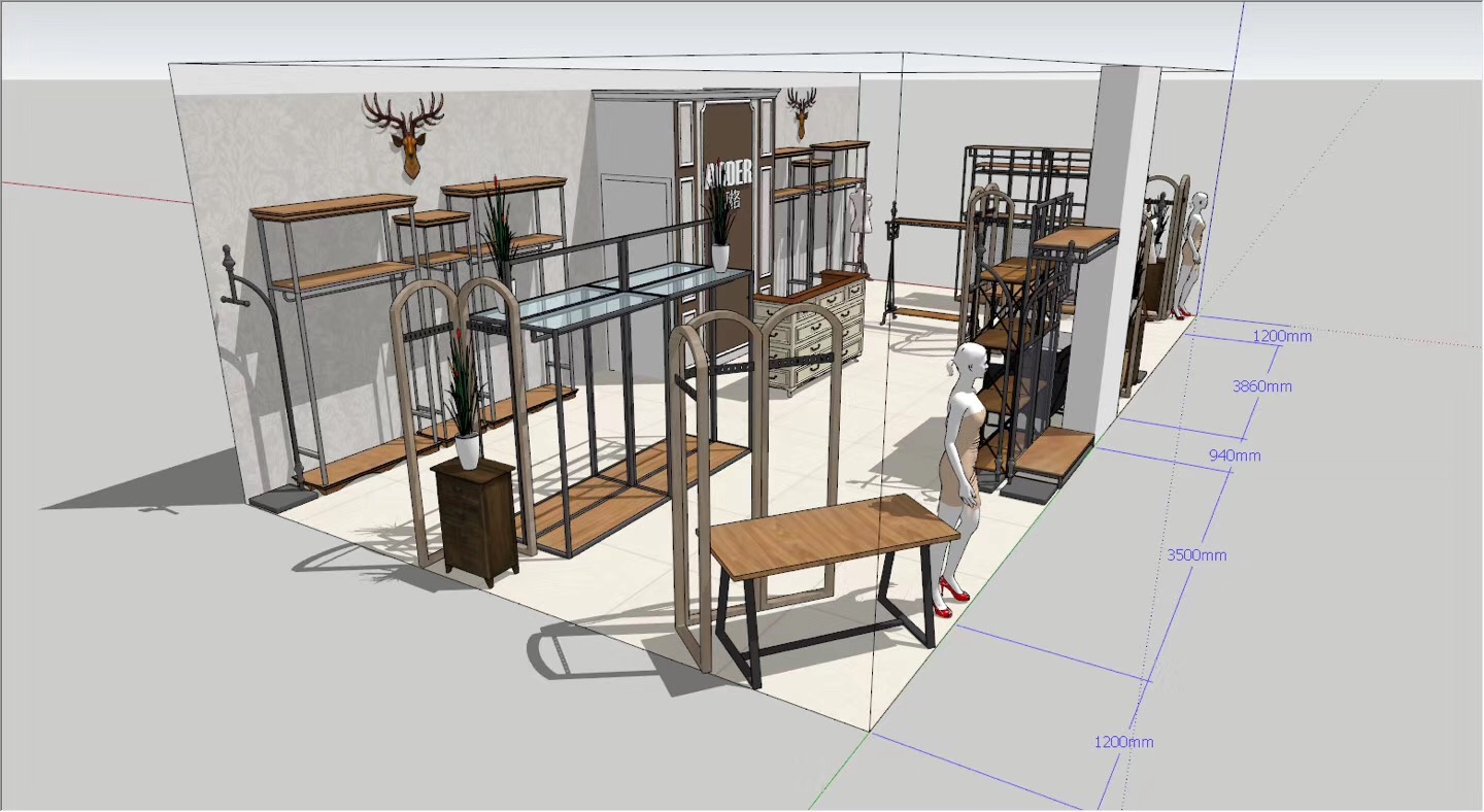 卖场服装店案例