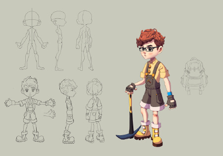 原画设定 角色设计 场景设计