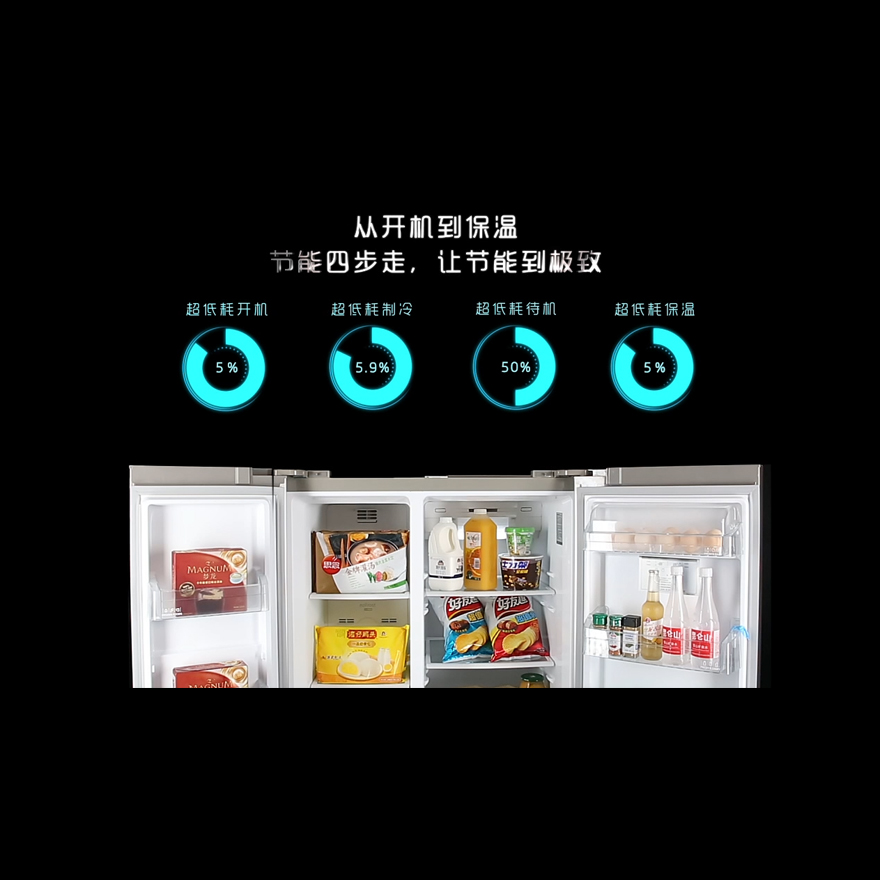 美的610冰箱广告视频