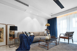 现代4居室的客厅简约风格装修设计欣赏