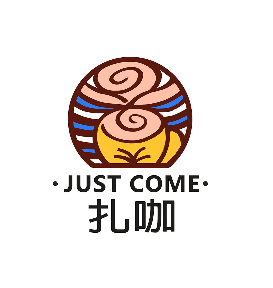 扎咖咖啡书屋logo设计方案