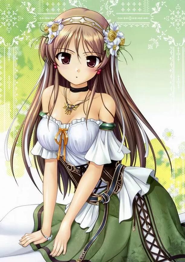 小清新美女动漫人物设计