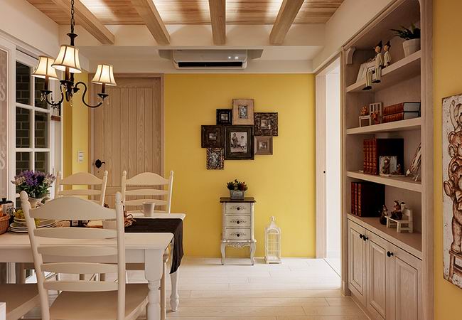 一套美式装修风格的田园别墅装修设计效果图欣赏