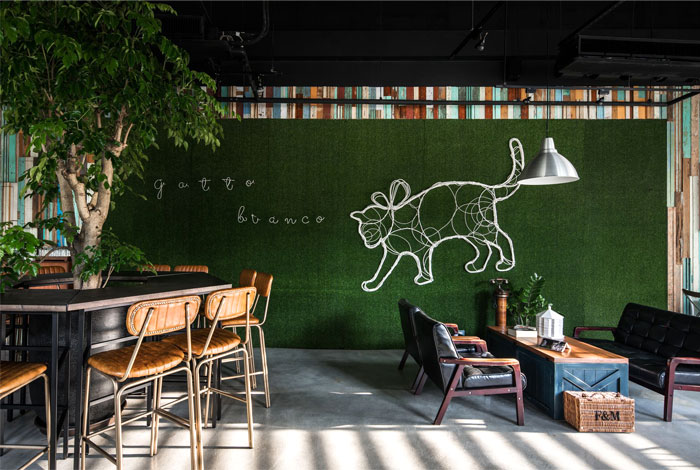 台中Gatto Bianco复古怀旧的砖墙风咖啡馆设计 台中Gatto Bianco复古怀旧的砖墙风餐厅设计