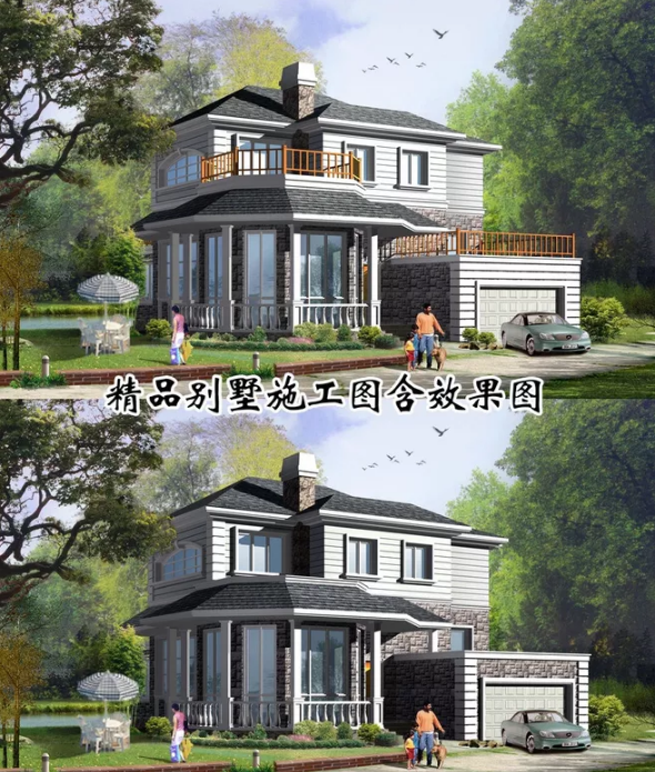 农村豪华二层别墅装修设计