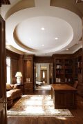 欧式客厅造型吊顶装修效果图