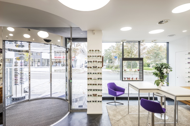 Klinke Optik眼镜店面设计 简单装饰的眼睛店铺装修设计