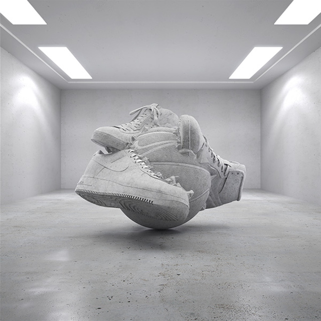 潮鞋篮球大冲撞:Nike SNEAKERBALL概念雕塑 潮鞋篮球大冲撞:Nike SNEAKERBALL概念雕塑