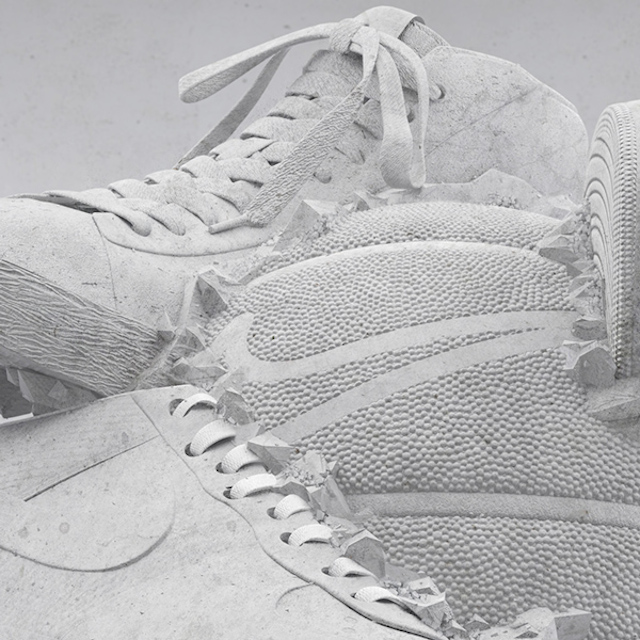 潮鞋篮球大冲撞:Nike SNEAKERBALL概念雕塑 潮鞋篮球大冲撞:Nike SNEAKERBALL概念雕塑