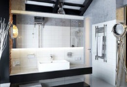 如果你喜欢简约风格，那么这款卫生间装修肯定适合你