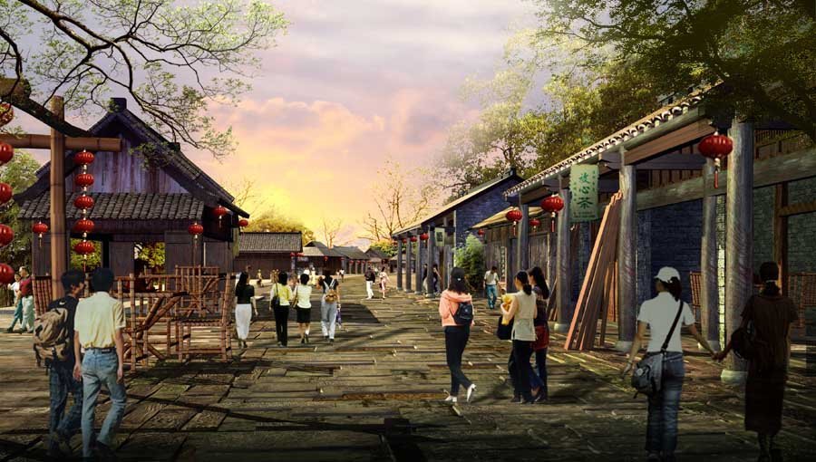 古建园林效果图欣赏