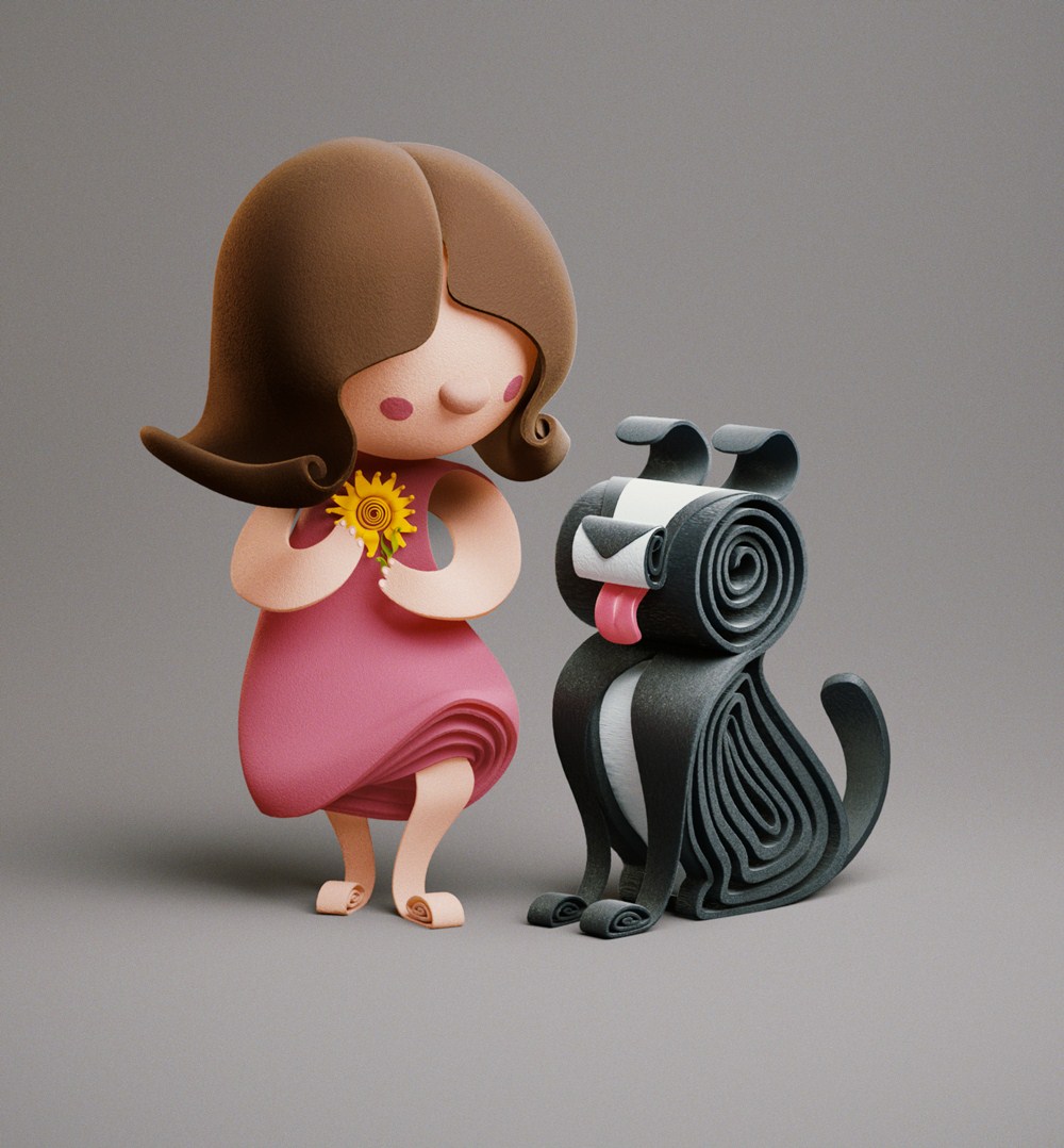 QUILLED | characters 工业产品设计欣赏