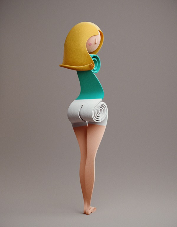 QUILLED | characters 工业产品设计欣赏