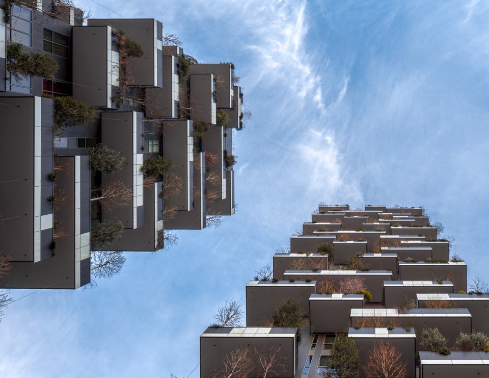 垂直森林米兰可持续住宅塔楼