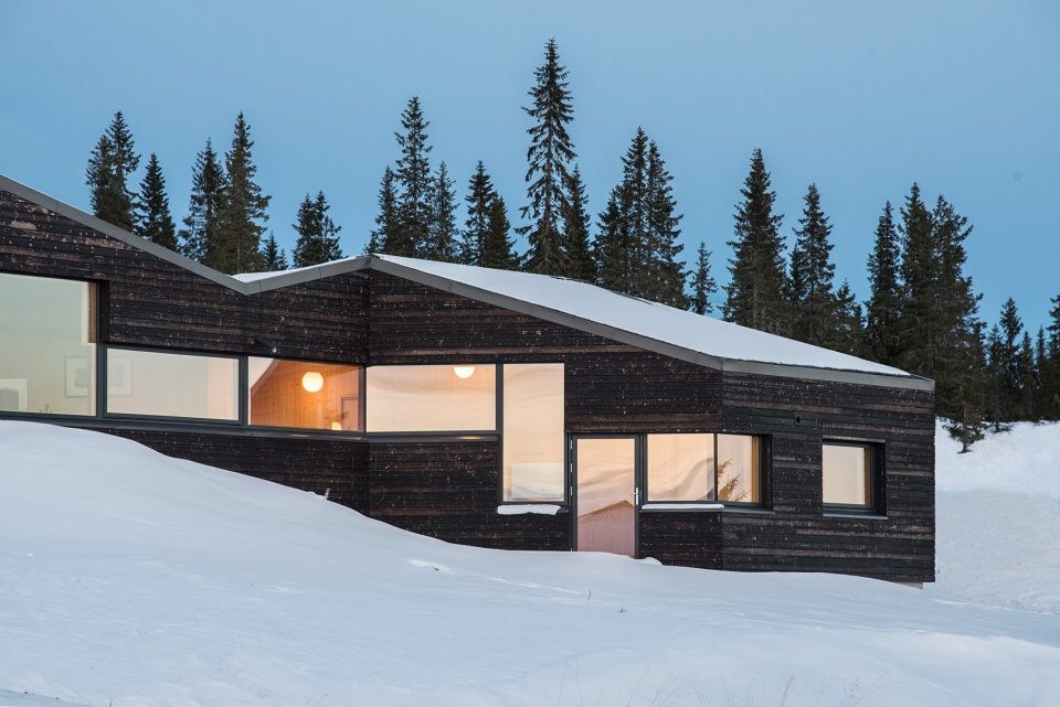 挪威Sjusjoen木屋建筑设计