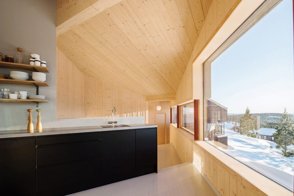 挪威Sjusjoen木屋建筑设计