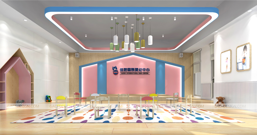 佳诺教育幼儿园室内设计效果图欣赏