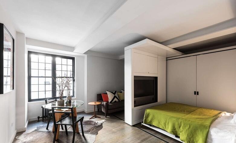 18平单身公寓设计实景图欣赏