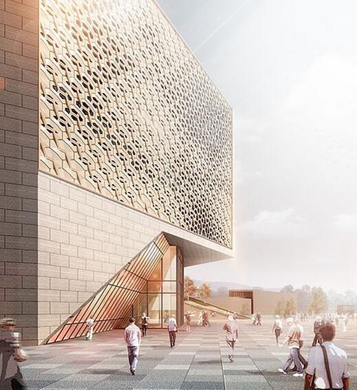 博览馆展览馆建筑方案效果图设计欣赏