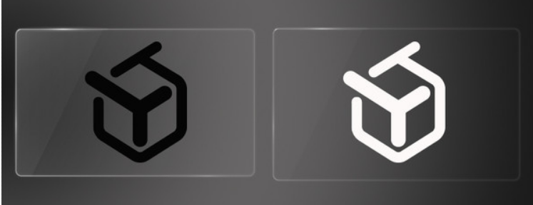 简约橘黄色YT英文字母LOGO