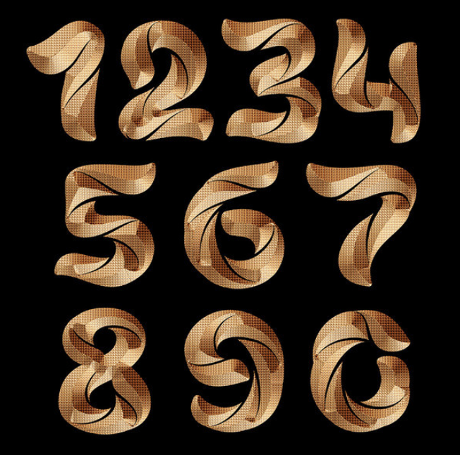 数字特效字体设计