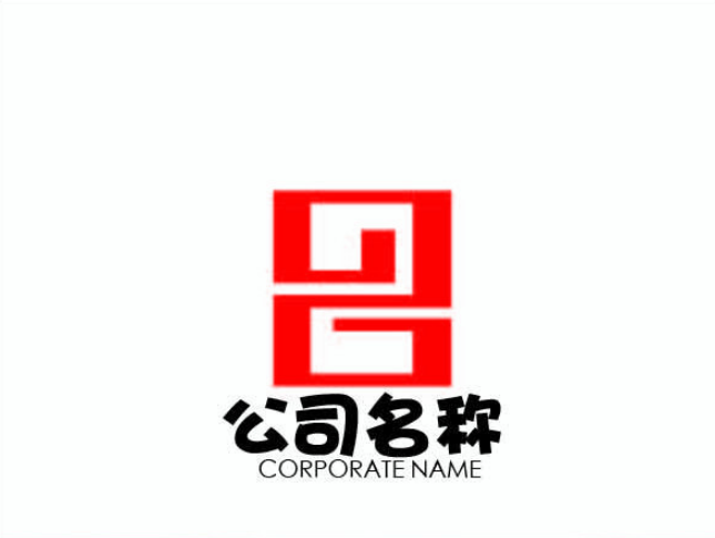 一款回纹数字logo设计