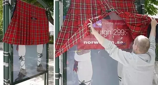 假如候车亭广告都长这样,我不介意多等一会儿!
