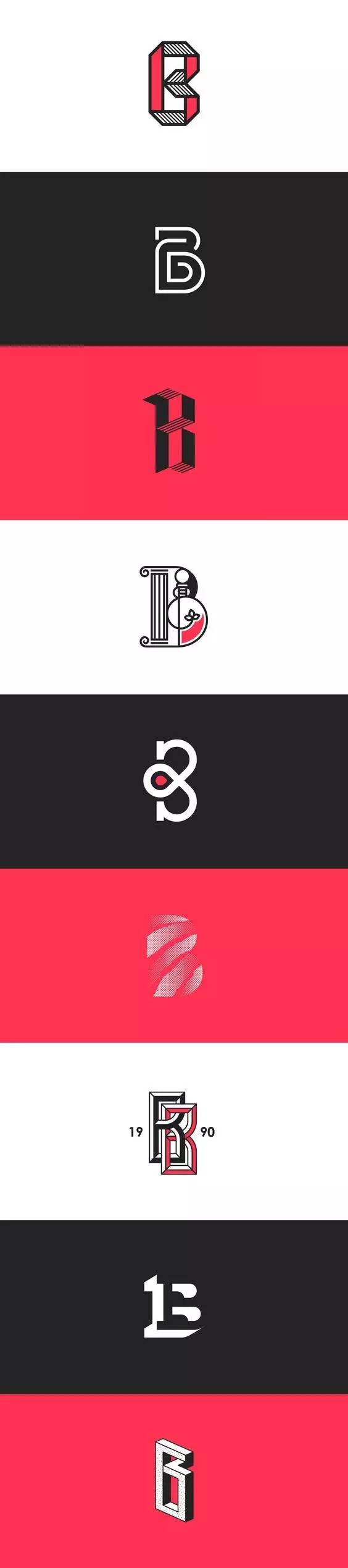 英文字母logo设计