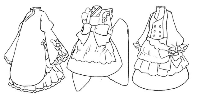 【精品】原画二次元动漫人物衣装画法