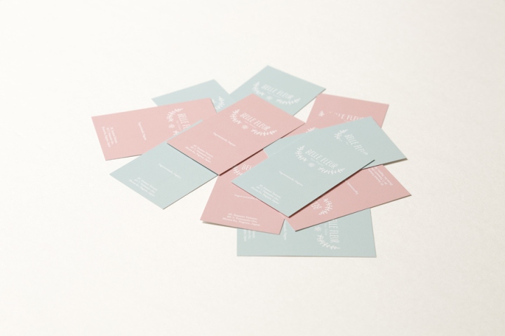 名古屋Belle Fleur美发沙龙品牌和商店设计