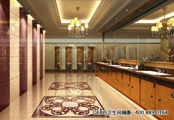 公共卫生间装修效果图 公共洗手间设计图片