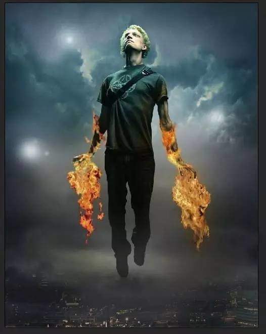 PS教程:合成火焰特效制作火焰字制作教程