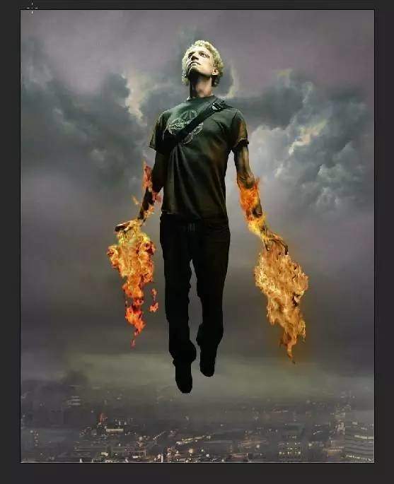 PS教程:合成火焰特效制作火焰字制作教程